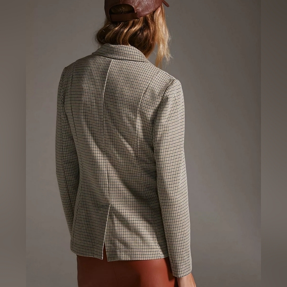 Maeve Collegiate Plaid Knit Blazer - Picture 2 of 8